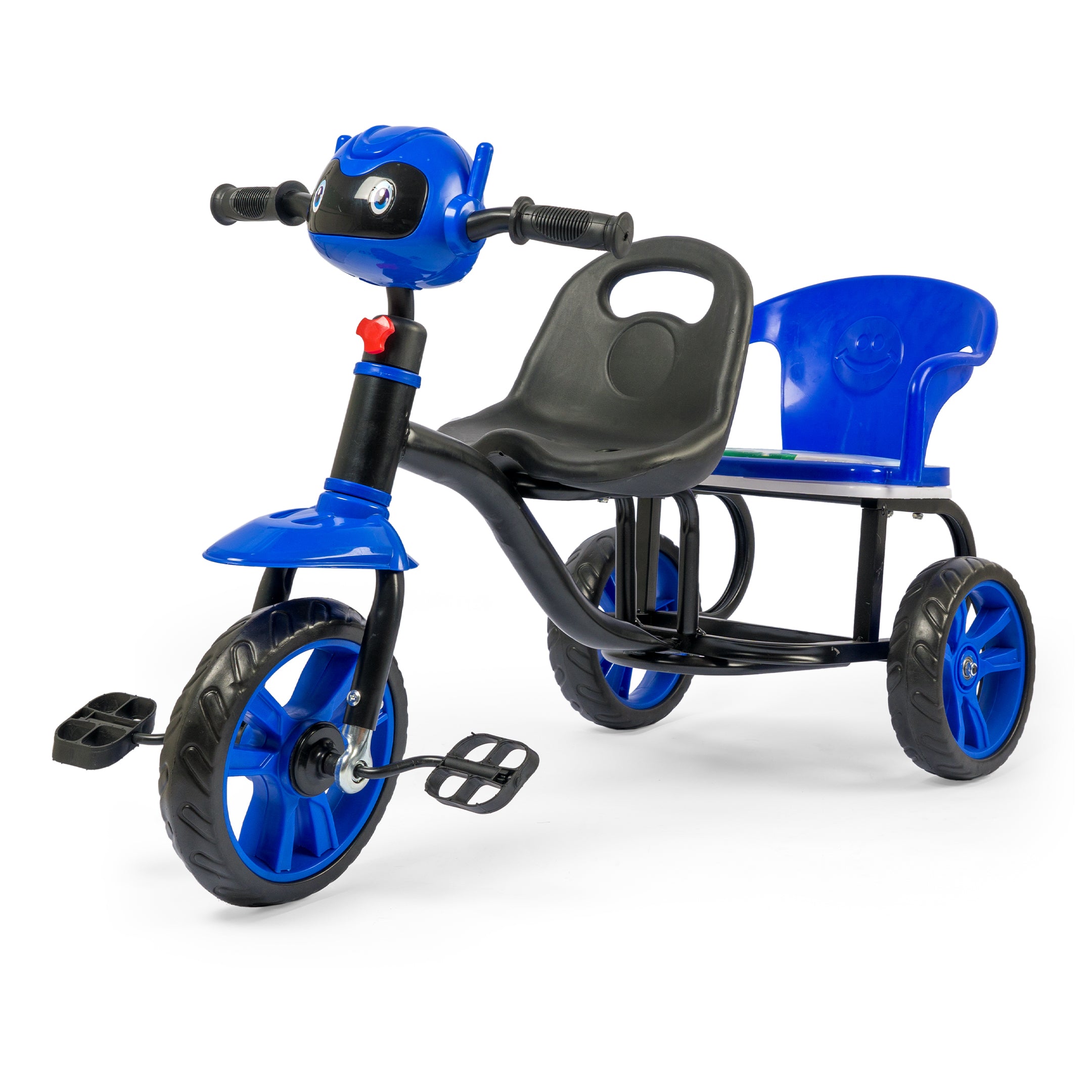 Kids Batman Twin Seater Tricycle - Blue