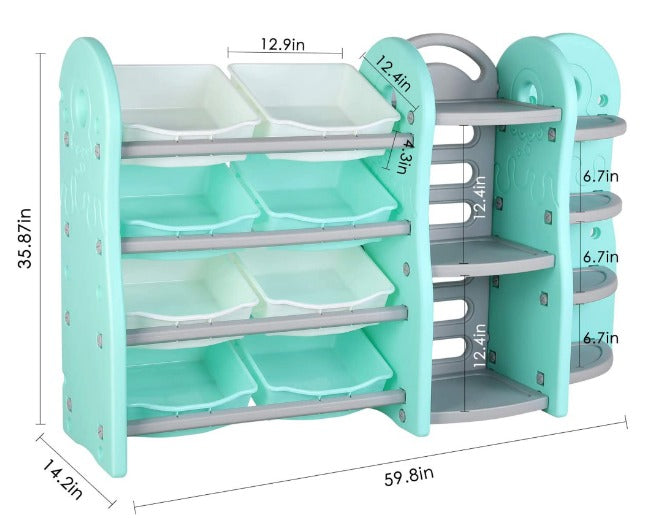 Kids Tools Box Toy Storage Shelf