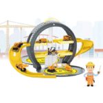 Kids Engineering Tire Track Parking Lot Game Toy Set