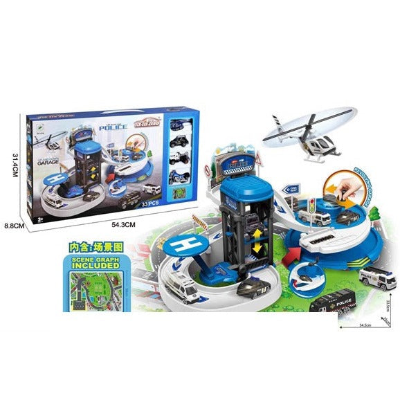 Kids Car Parking Garage Game Toy Set