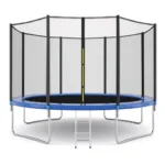 Trampoline Jumper With Stairs and Net 12 ft