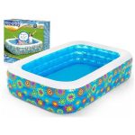Bestway Inflatable Rectanguler Family Swimming Pool 7’6”