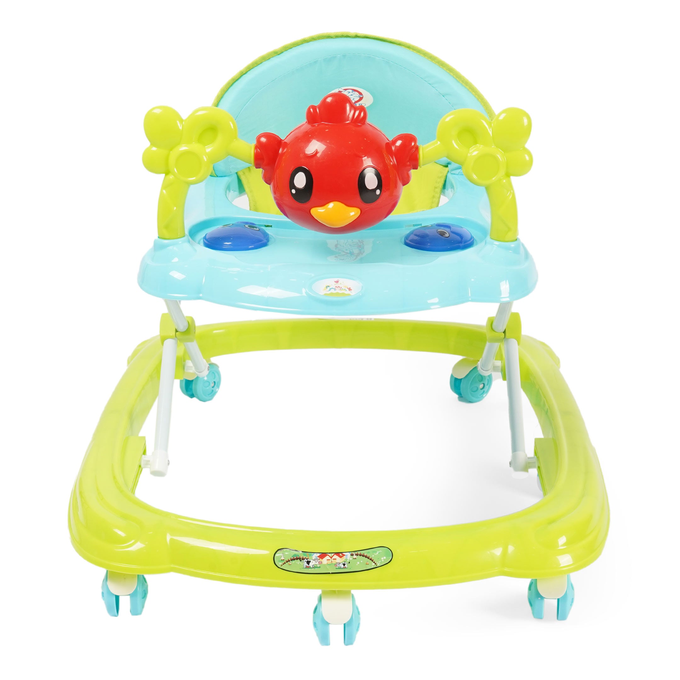 Angry Bird Face Baby Walker - Multicolor