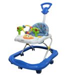 Baby Walker With Push Bar – Cartoon Face