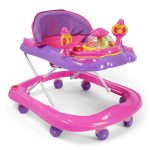 Baby Walker with Front Toys – Pink & Purple