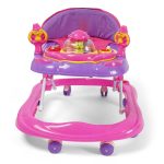 Baby Walker with Front Toys – Pink & Purple