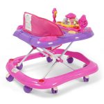 Baby Walker with Front Toys – Pink & Purple