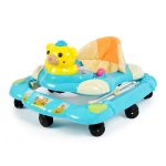 Bear face Baby Walker – Blue