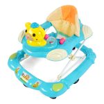 Bear face Baby Walker - Blue