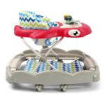 OBaby Multifunctional Baby Walker – Red & Grey