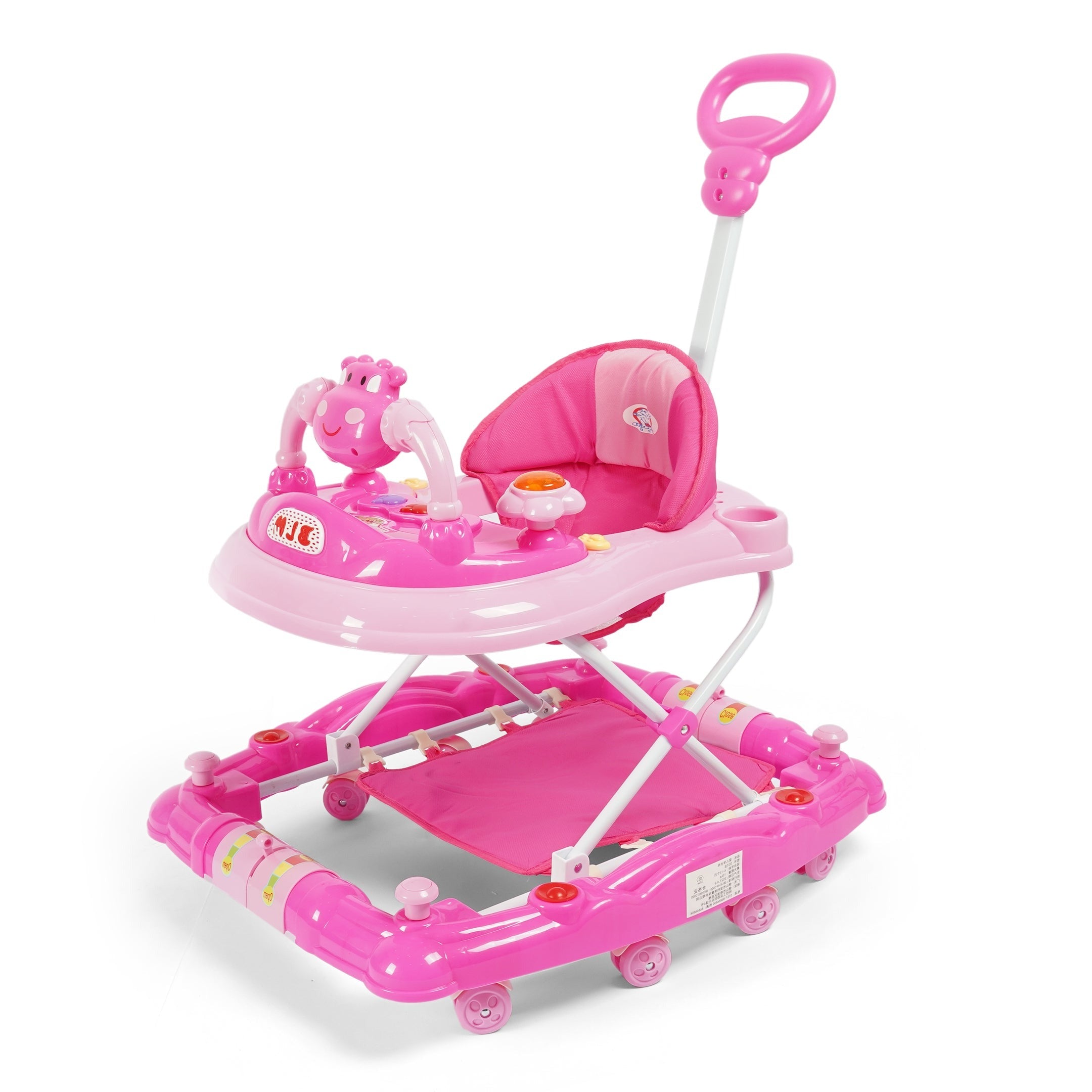 BLM Cow Face Baby Walker - Pink