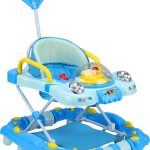 2-in-1 Baby Walker With Push Bar - Car Shape