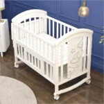 Wooden baby cot BC-1X-2G