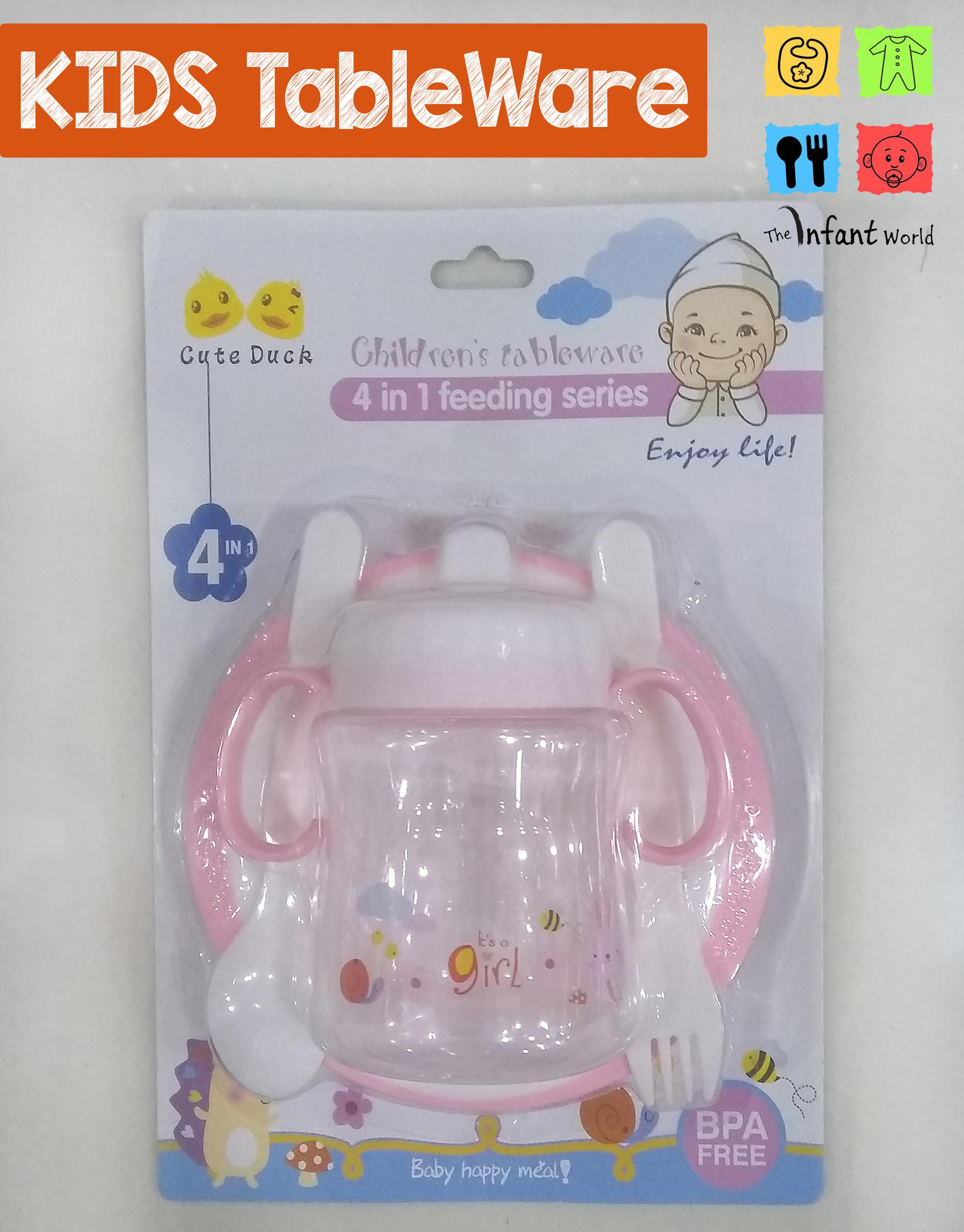 4-in-1 Infant Feeding Tableware Set