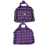 Buy diaper bag check design purple color online at best price in Pakistan