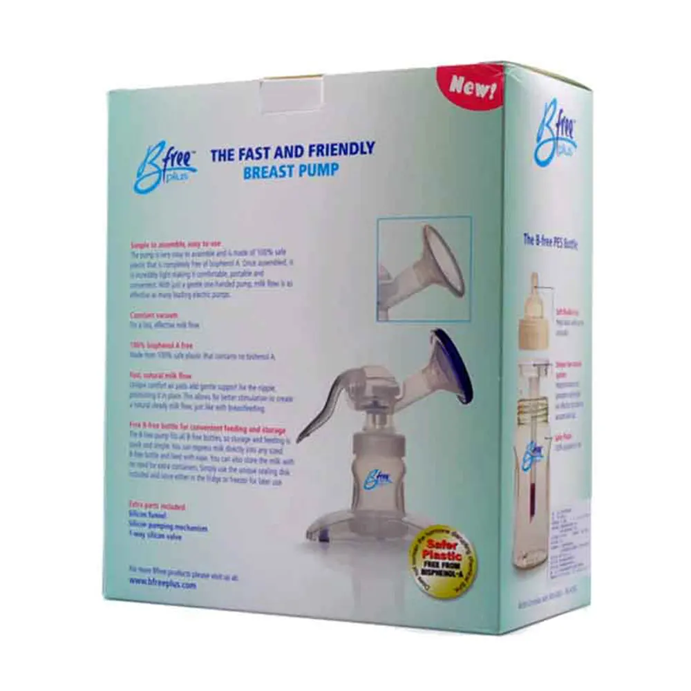 breast pump manual – bfree back side