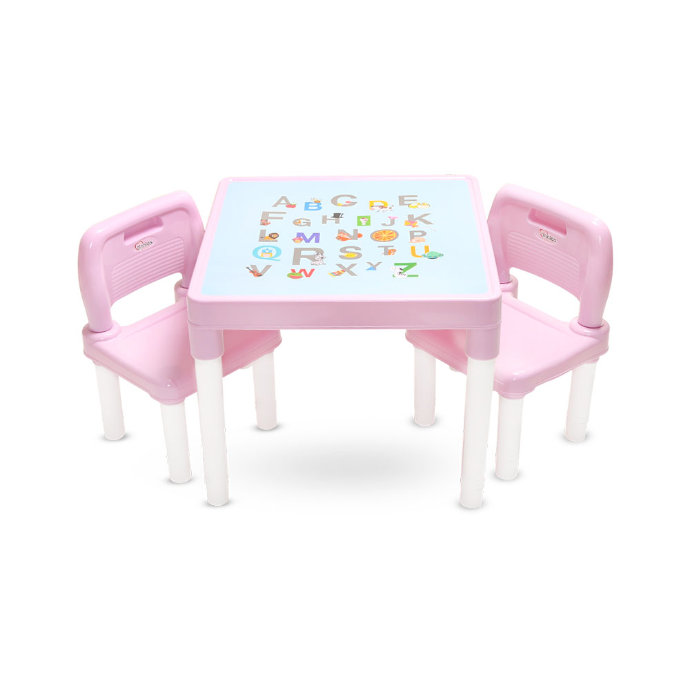 Children Table Set Pink Tinnies STUDY-TABLE-T1103