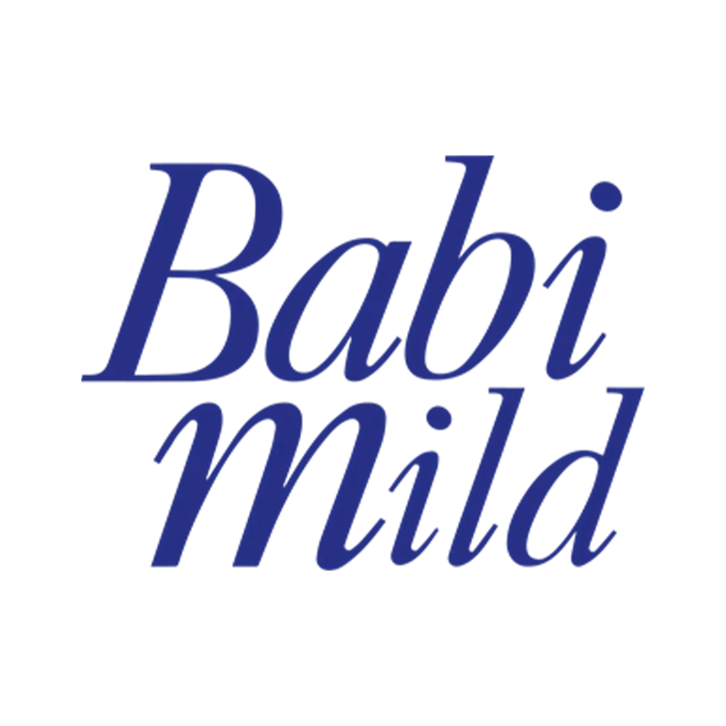 babi mild baby skin care and cleaning products brand logo