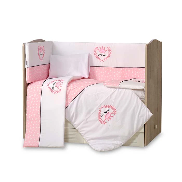 cot beddings set pink tinnies T3033