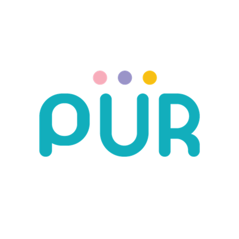 pur baby feeder and nursing mother brand logo