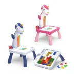 Buy Kids Projector Drawing Table Set With Tetris - 2in1 online at best price in Pakistan
