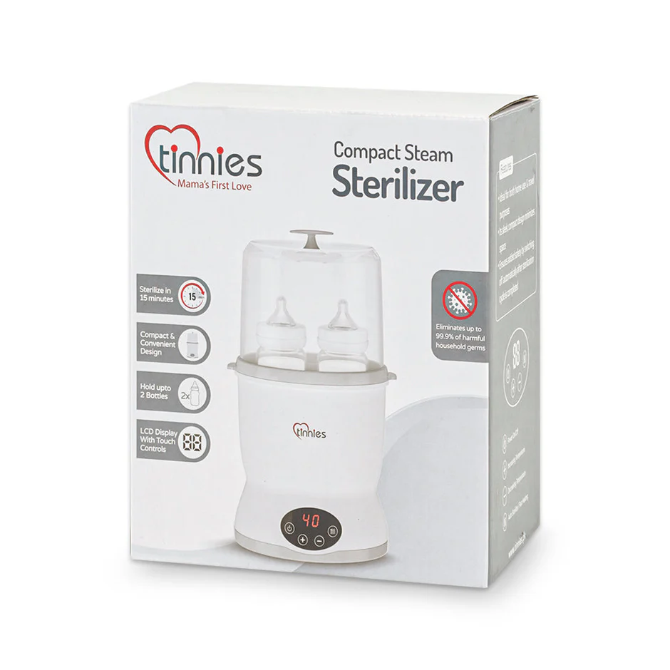 Bottle Warmer and Steriliser 2 Bottles Tinnies