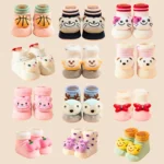 Newborn Baby Booties for Winter – Girls_1
