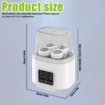 Multifunction Baby Feeding Bottle Steam Sterilizer and Warmer 4 bottles BF-18N_pink