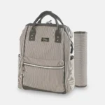 Tinnies Diaper Bag Backpack Brown Stripes T5005-C