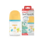 Buy Pigeon SofTouch Wide Neck Feeding Bottle - Summer - 160ml-A81296 online at best price in Pakistan
