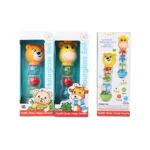 Sensory Training Hourglass Bell Hand Shaking Baby Rattle Toy – RT-3163_1