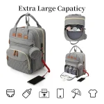 Infant Diaper Bag & Bed – Multifunctional BGG-796-22