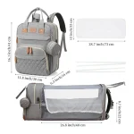 Infant Diaper Bag & Bed – Multifunctional BGG-796-22