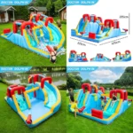 Doctor Dolphin Water Slide Jumping Castle – Inflatable Bouncing House 73033A