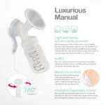 Farlin Manual Breast Pump with Swivel Handle – Wide Neck AA-11008