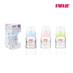 Farlin Newborn Glass Feeder – Wide Neck – 120ml – 0+m AB-32005