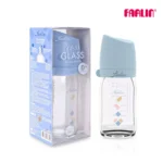 Farlin Newborn Glass Feeder – Wide Neck – 160ml – AB-32009