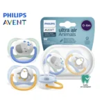 Buy Philips Avent Ultra Air Soothers 2 PK 0-6M Orthodontic Newborn Pacifier SCF085/58 online at best price in Pakistan