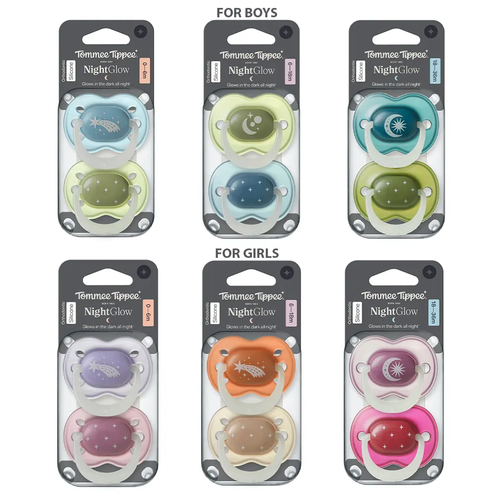 Buy Tommee Tippee Night Time Soother – Glow in the Dark Pacifier – 2PK online at best price in Pakistan