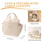 Corduroy Insulated Lunch Bag BGG-2778-2