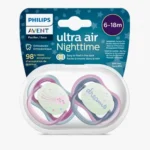 Buy Philips Avent Ultra Air Night Time Soothers Pacifier 2 PK 6-18m online at best price in Pakistan