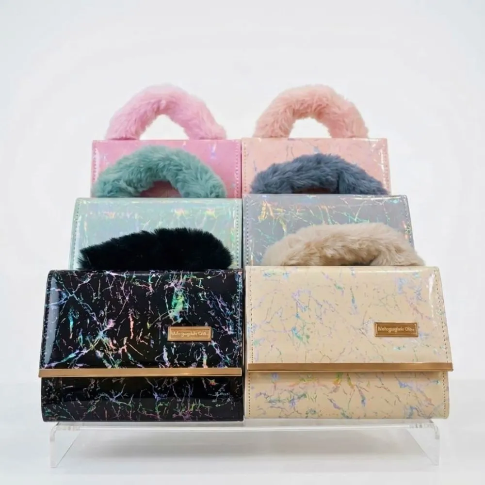 Shop Fur Handle Satchel Bag - HB-457 online at best price in Pakistan.