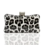 Shop Leopard Print Hard-Shell Clutch Bag - HB-453 online at best price in Pakistan.