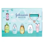 Johnson's Baby Gift Box Large with 6 skincare essentials for newborns — available online in Pakistan