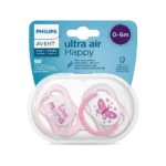 Buy Philips Avent Ultra Air pacifier 0-6 months BPA-free silicone soother with extra-large air holes 2-pack online at best price in Pakistan