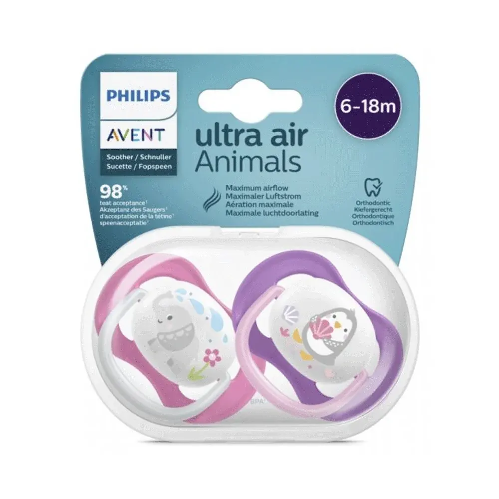 Buy Philips Avent Ultra Air Soothers 2 PK 6-18m online at best price in Pakistan