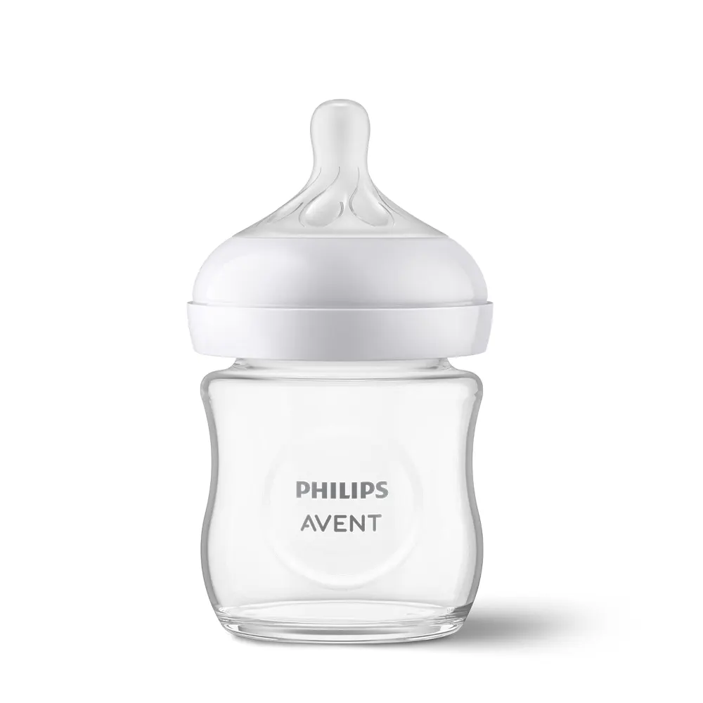 Buy Philiphs Avent Glass Feeding Bottle Natural Response 4oz 120 ml online at best price in Pakistan