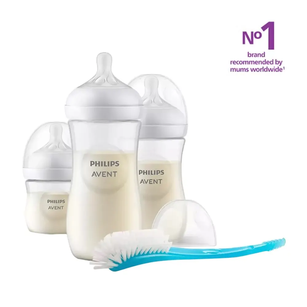 Shop Philips Avent Natural Response newborn starter gift set 3 bottles 1 brush online at best price in Pakistan